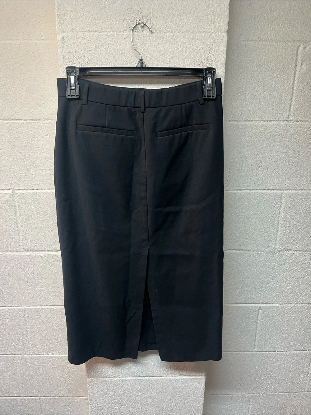 Abercrombie & Fitch Black Pencil Skirt with Front Pockets